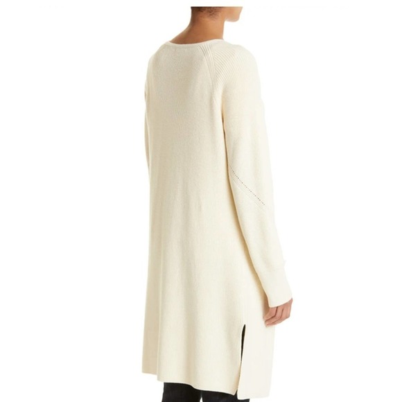 Rag & Bone Amy Cardigan Ribbed Open Front Belted Long Sweater Women's Size M NWT - Picture 3 of 10